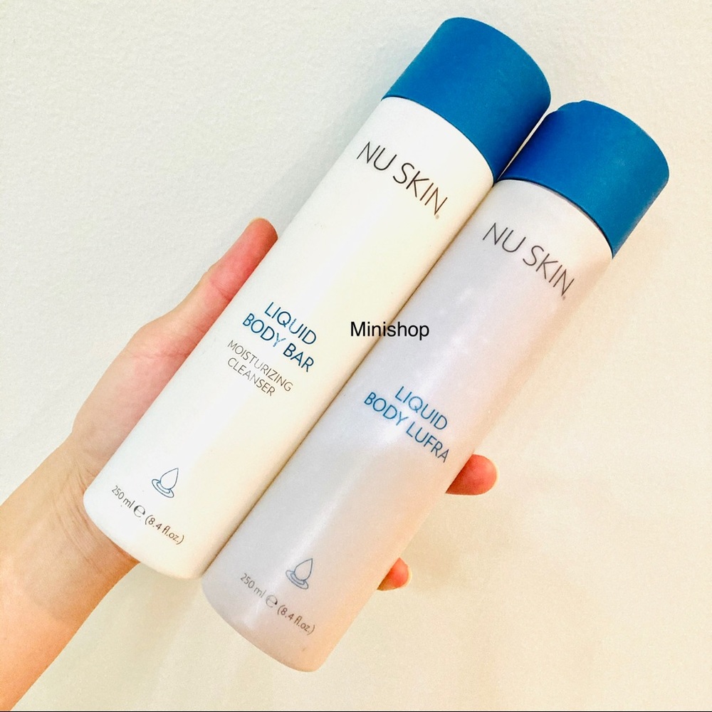 Nu Skin Liquid Body Bar and Liquid Body Lufra